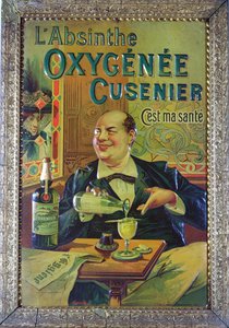 海报广告&39;Oxygenee Cusenier Absinthe&39;